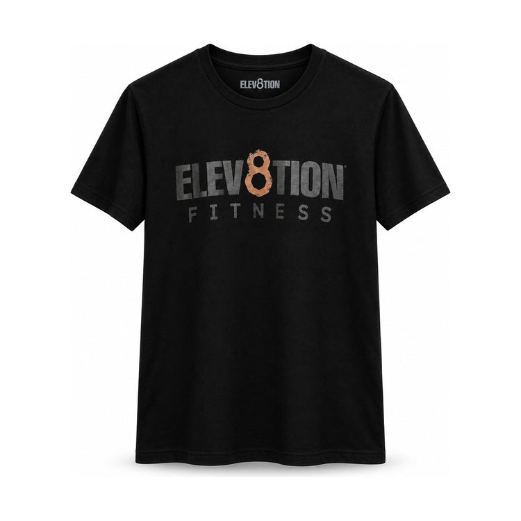 Elev8tion Shimmer Logo Tee - Black
