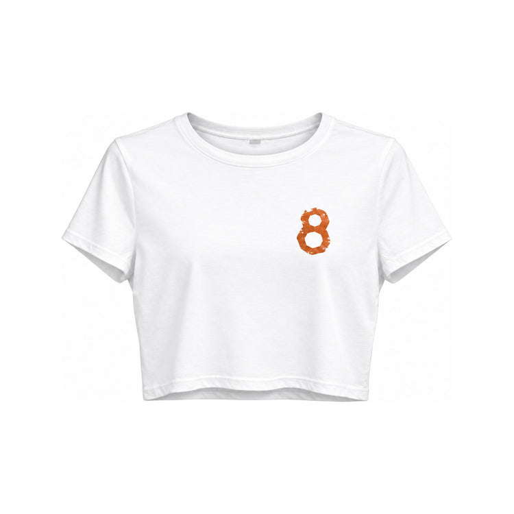 Elev8tion white crop tee