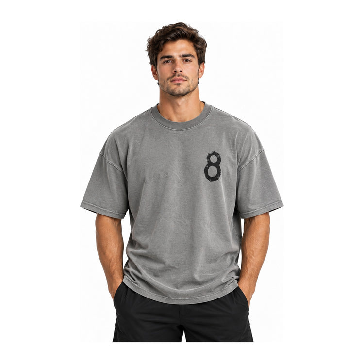 Elev8tion grey oversize tee