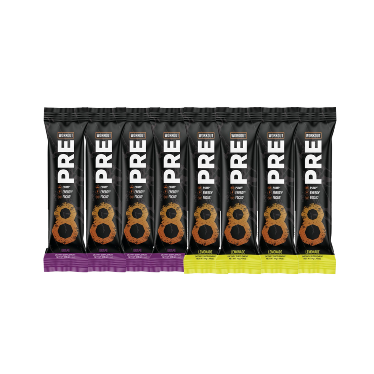 8 x STICK PACK: 8 PRE-WORKOUT BUNDLE