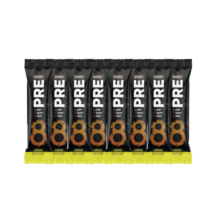 8 x STICK PACK: 8 PRE-WORKOUT BUNDLE